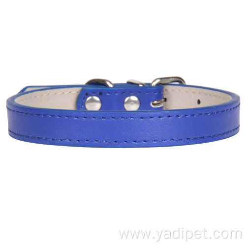 Adjustable Durable PU Dog Collar